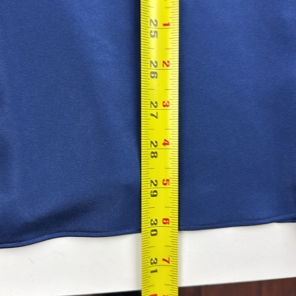 Victoria's Secret Blue with Black Lace Night Dress Slip - Picture 7 of 8